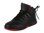 MEN'S SHOES BLACK RED PU TENNIS SNEAKERS 5874LM