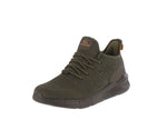 MEN'S SHOES OLIVE MESH/FABRIC TENNIS SNEAKERS 6757M