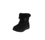 BABY'S SHOES BLACK NYLON BOOTIES COLEEN-8A
