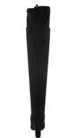 WOMAN'S SHOES BLACK SUEDE BOOTS DASIA-H1
