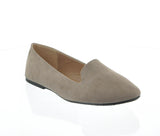 WOMAN'S SHOES TAUPE SUEDE FLATS DIANA-81