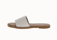 KID'S SHOES WHITE PU LEATHER SANDALS GATETH-1K