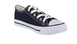 WOMAN'S SHOES NAVY FABRIC TENNIS SNEAKERS 48187W
