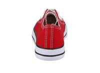 MEN'S SHOES RED FABRIC TENNIS SNEAKERS HM-4818M
