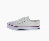 KID'S SHOES WHITE/RED TENNIS SNEAKERS YB-49884K