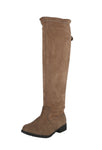 KID'S SHOES TAUPE SUEDE BOOTS JALEN-H4K