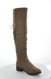 WOMAN'S SHOES DK TAUPE SUEDE BOOTS JONES-6