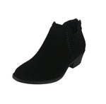 WOMAN'S SHOES BLACK SUEDE BOOTIES JUDY-75
