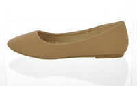 WOMAN'S SHOES TAN FLATS PHASE-7