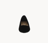 KID'S SHOES BLACK SUEDE FLATS PHASE-7K