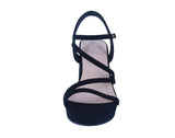 WOMAN'S SHOES BLACK NUB HEELS ADINA-1