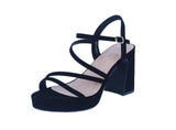 WOMAN'S SHOES BLACK NUB HEELS ADINA-1