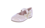 BABYS'S SHOES NUDE PAT FLATS ADORABLE-26KA