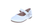 KID'S SHOES WHITE PAT FLATS ADORABLE-26KA
