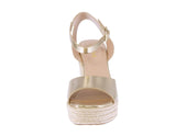 WOMAN'S SHOES GOLD METALLIC WEDGE AIKEN