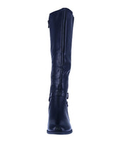 WOMAN'S SHOES BLACK PU BOOTS ALANA-8