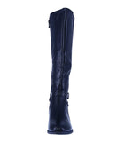 WOMAN'S SHOES BLACK PU BOOTS ALANA-8