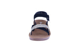 BABY'S SHOES BLACK RHINESTONE/NUB SANDAL ALBANY-1A