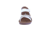 BABY'S SHOES WHITE PU/RHINESTONE SANDAL ALBANY-1A