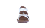 BABY'S SHOES WHITE PU/RHINESTONE SANDAL ALBANY-1A