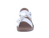 KID'S SHOES WHITE PU LEATHER SANDALS ALBANY-26K