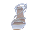 WOMAN'S SHOES WHITE PU LEATHER HEELS ALLISON-1