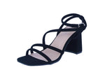 WOMAN'S SHOES BLACK NUB HEELS ALLISON-5