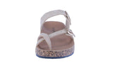 WOMAN'S SHOES BEIGE NUB SANDALS AMARA-26