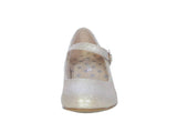 KID'S SHOES CHAMPAGNE GLITTER HEELS AMENITY-35K