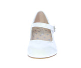 KID'S SHOES WHITE PU LEATHER HEELS AMENITY-35K