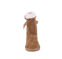 KID'S SHOES SUEDE TAN BOOTIES ANN-28K