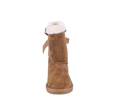 KID'S SHOES SUEDE TAN BOOTIES ANN-28K