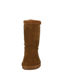 BABY'S SHOES SUEDE TAN BOOTS ANN-34KA