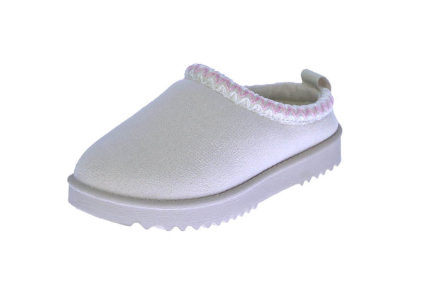 KID'S SHOES TASMAN SLIPPER BEIGE SUEDE ANNIS-01K