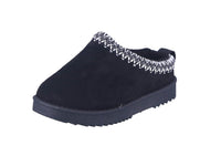 KID'S SHOES TASMAN SLIPPER BLACK SUEDE ANNIS-01K