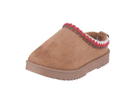 KID'S SHOES TASMAN SLIPPER TAN SUEDE ANNIS-01K