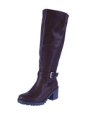 WOMAN'S SHOES BROWN PU BOOTS AQUA-1