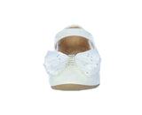 KID'S SHOES WHITE PAT FLATS ARWEN-26K