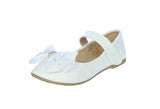 BABY'S SHOES WHITE PAT FLATS ARWEN-26KA