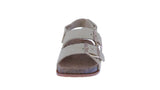 BABY'S SHOES BEIGE NUB SANDALS ASHINE-02A