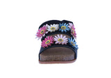 BABY'S SHOES BLACK PU LEATHER SANDALS ASHINE-13A
