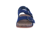 BABY'S SHOES NAVY NUB SANDALS ASHINE-02A