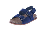 BABY'S SHOES NAVY NUB SANDALS ASHINE-02A