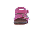 BABY'S SHOES FUCHSIA NUB SANDALS ASHINE-03A