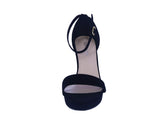 WOMAN'S SHOES BLACK NUB HEELS ASIA-1