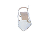 WOMAN'S HEELS WHITE PU AURELIA-73W