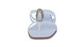 WOMAN'S SHOES WHITE PU LEATHER SANDALS AUTUMN-1