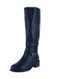 WOMAN'S SHOES BLACK PU BOOTS AXEL-1