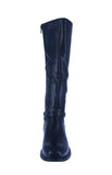 WOMAN'S SHOES BLACK PU BOOTS AXEL-8
