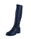 WOMAN'S SHOES BLACK PU BOOTS AXEL-8
